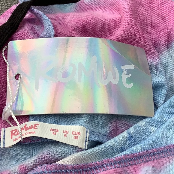 TIE DYED JOGGERS & CROPPED SWEATSHIRT SET - Picture 8 of 13